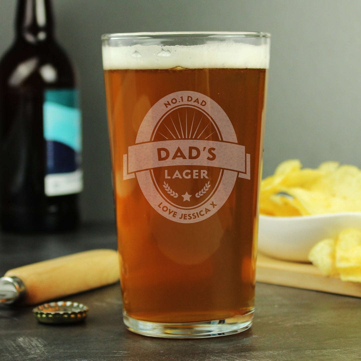 Personalised Beer Label Pint Glass - image 6