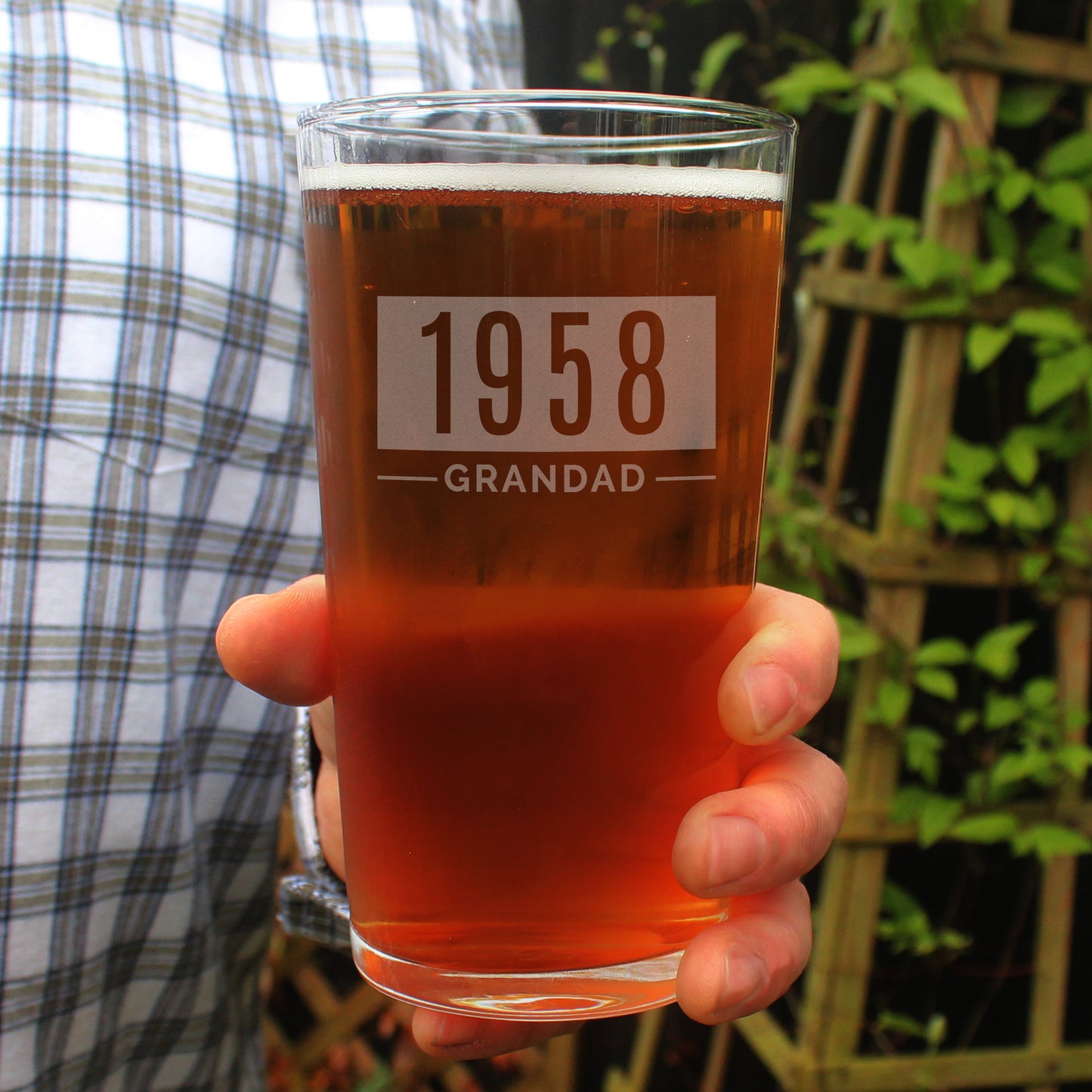 Personalised Name & Date Pint Glass - image 6