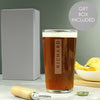 Personalised Free Text Pint Glass