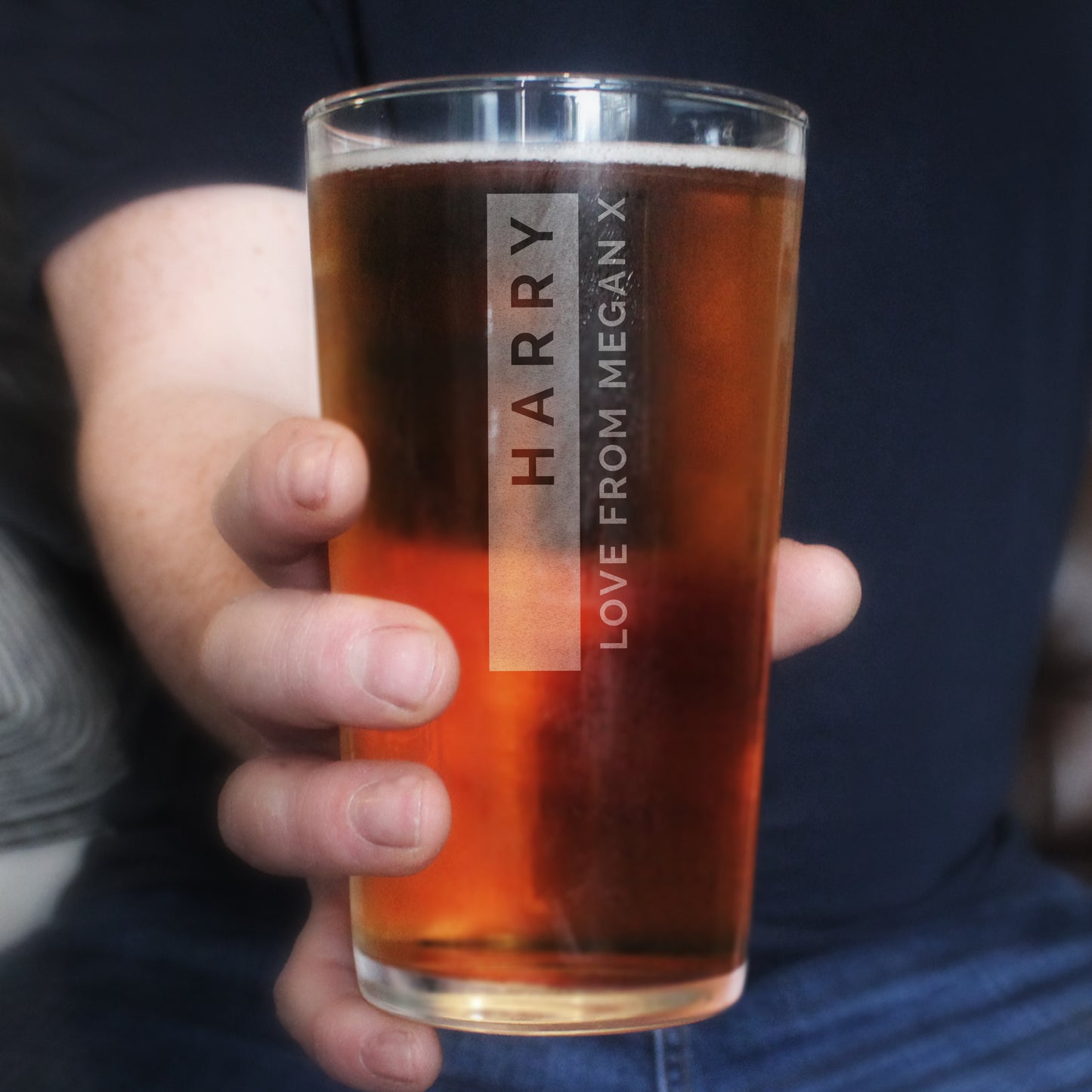 Personalised Free Text Pint Glass - image 4