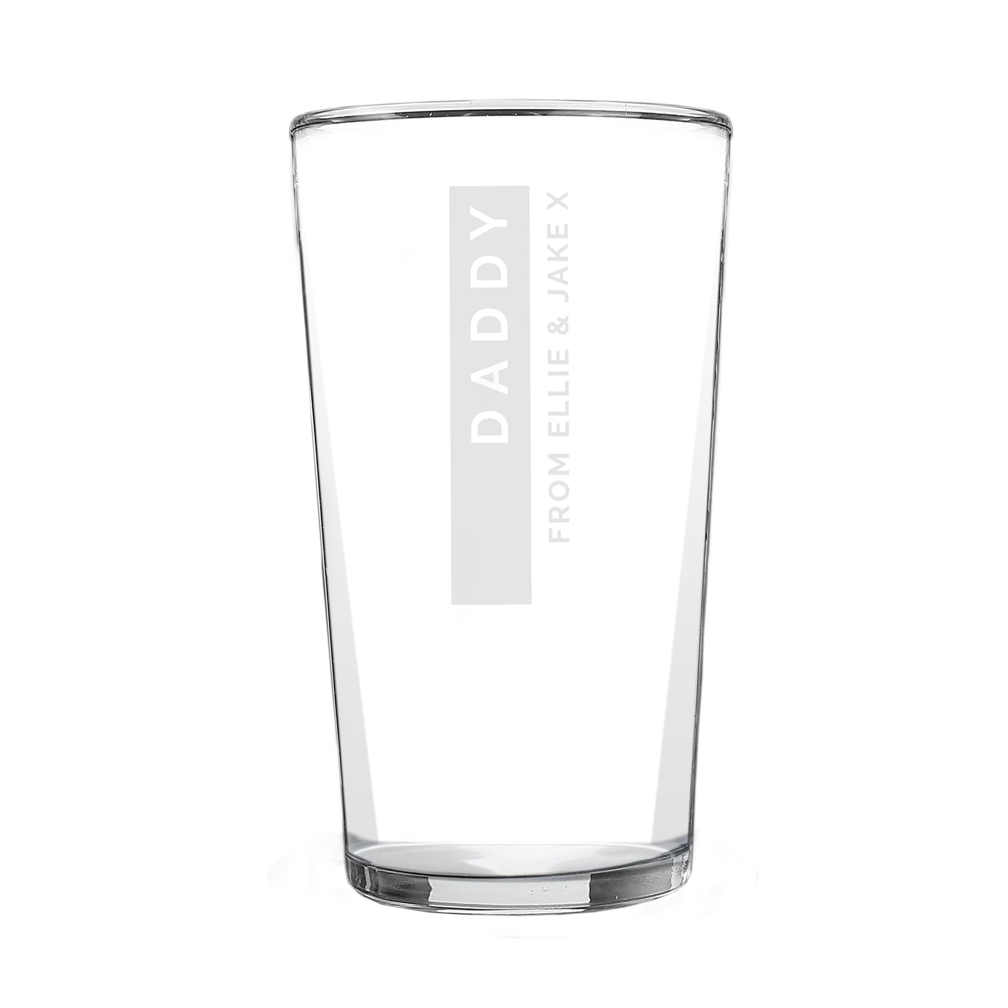 Personalised Free Text Pint Glass - image 5