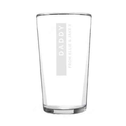 Personalised Free Text Pint Glass - image 5