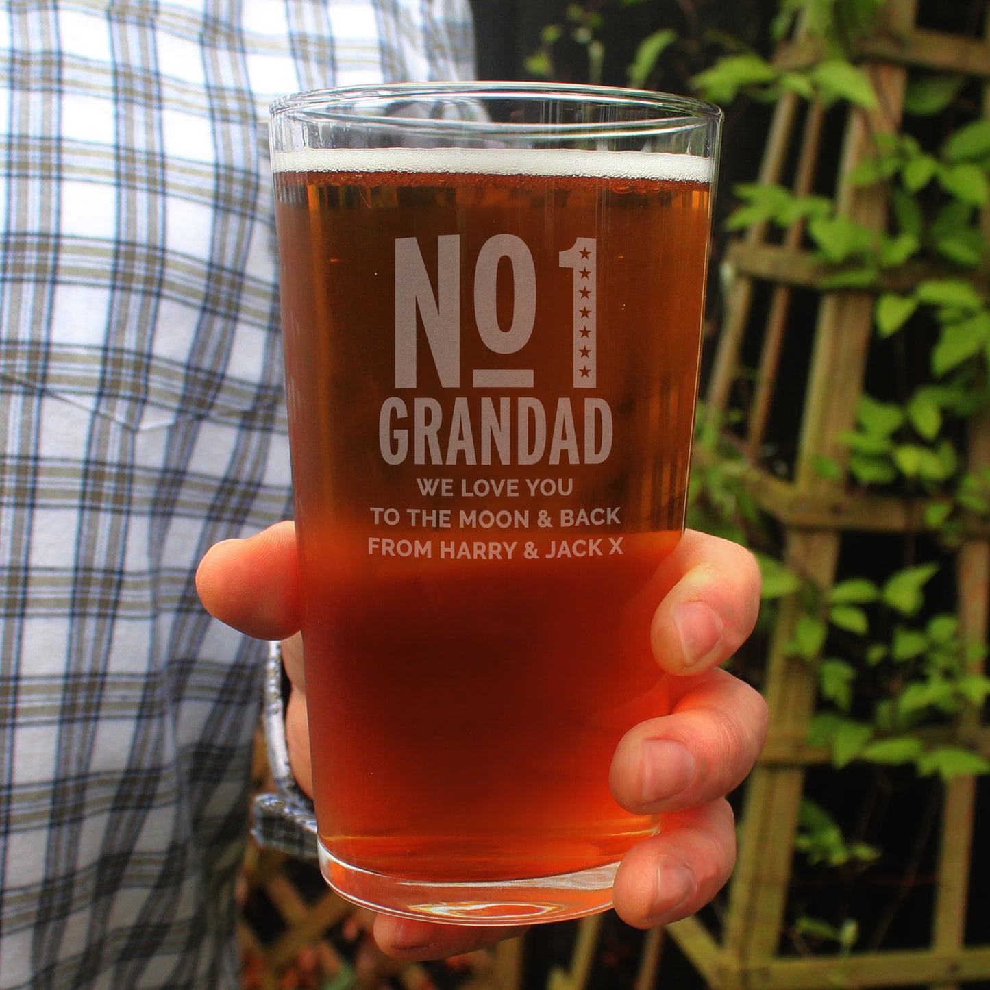 Personalised No. 1 Pint Glass - image 4