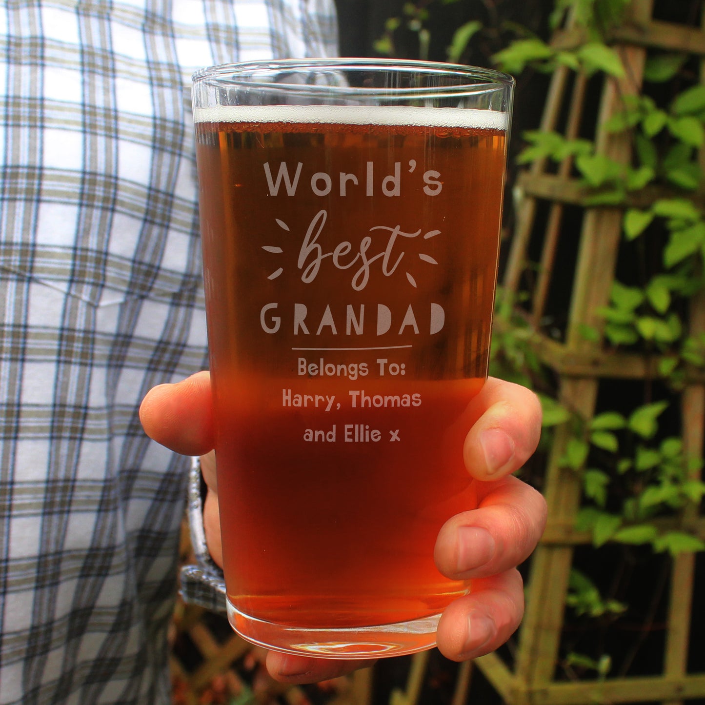 Personalised World's Best Pint Glass - image 4