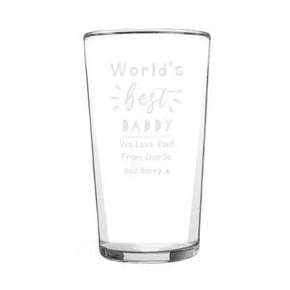 Personalised World's Best Pint Glass - image 5
