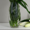 Personalised January Birth Flower Bullet Vase from Heartfelt Gifts