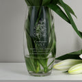Personalised July Birth Flower Bullet Vase from Heartfelt Gifts