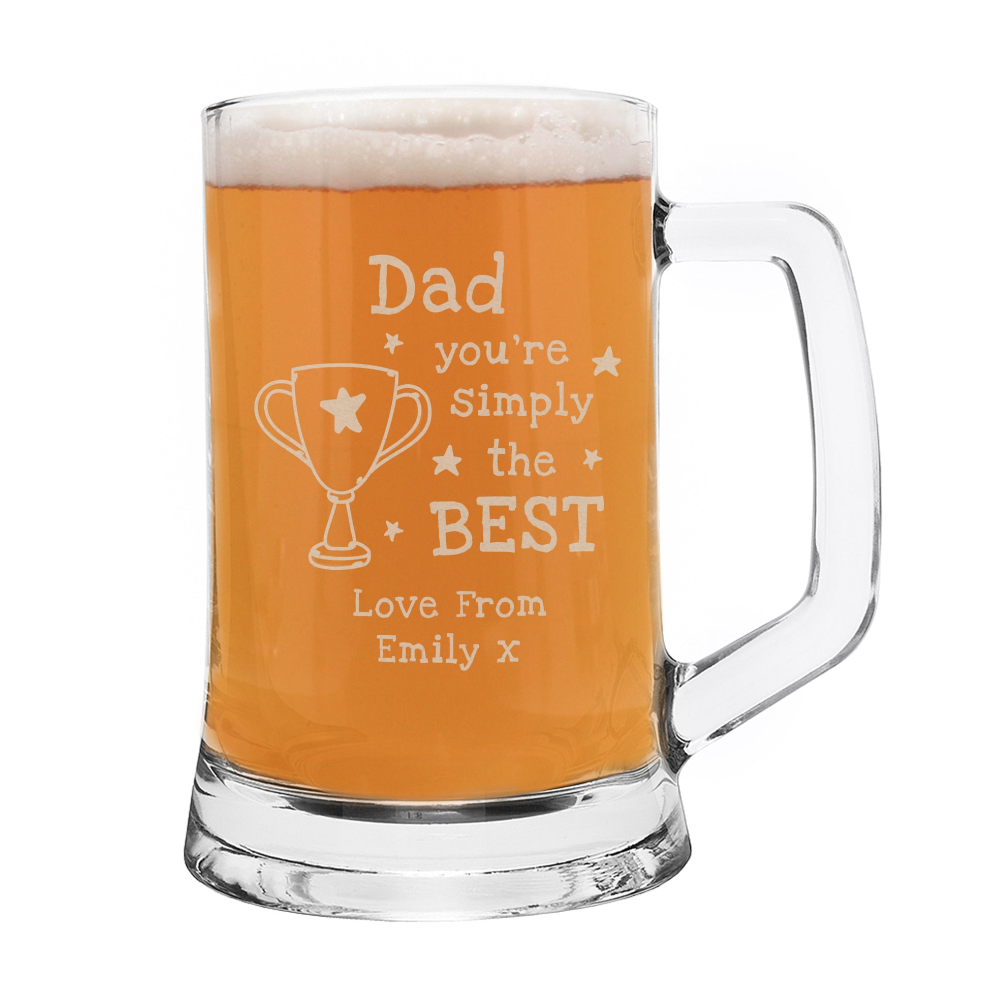 Personalised Simply The Best Pint Tankard – Birthday & Father's Day Gift - image 4