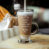Personalised Autumn Leaves Latte Glass – Cosy Coffee Seasonal Gift