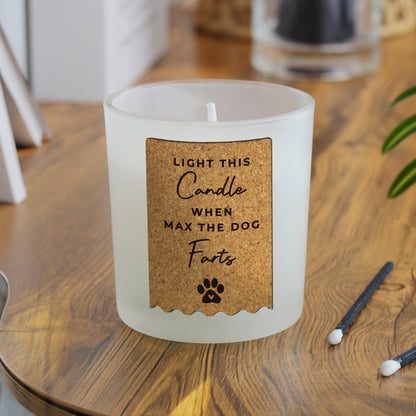 Personalised Paw Print Cork Label Candle Jar – Pet Lover Birthday Gift - image 3