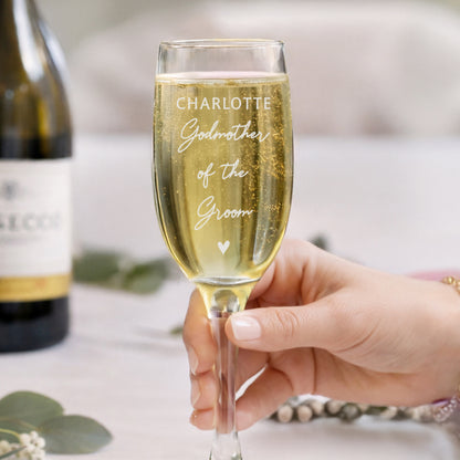 Personalised Free Text Wedding Champagne Flute – Wedding Hen Party Gift - image 3