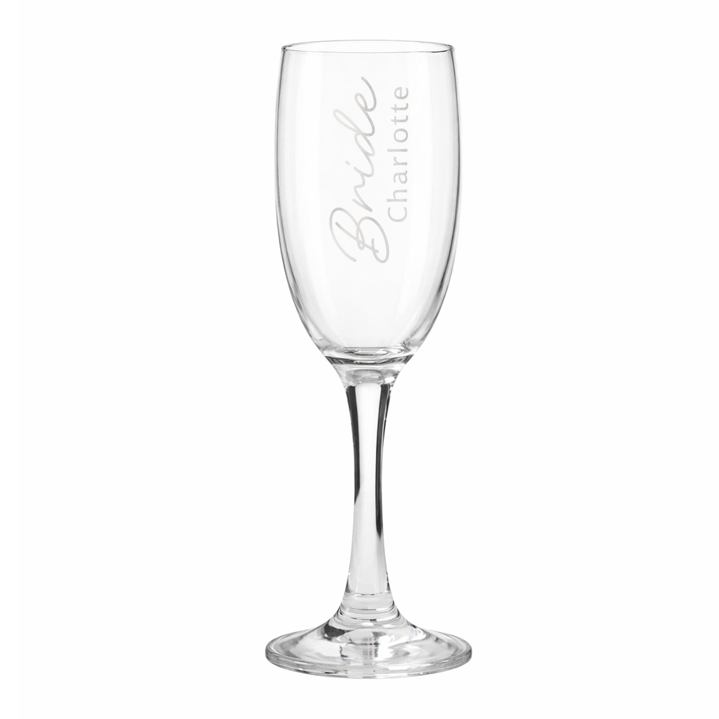 Personalised Bride Elegant Flute Glass - image 5