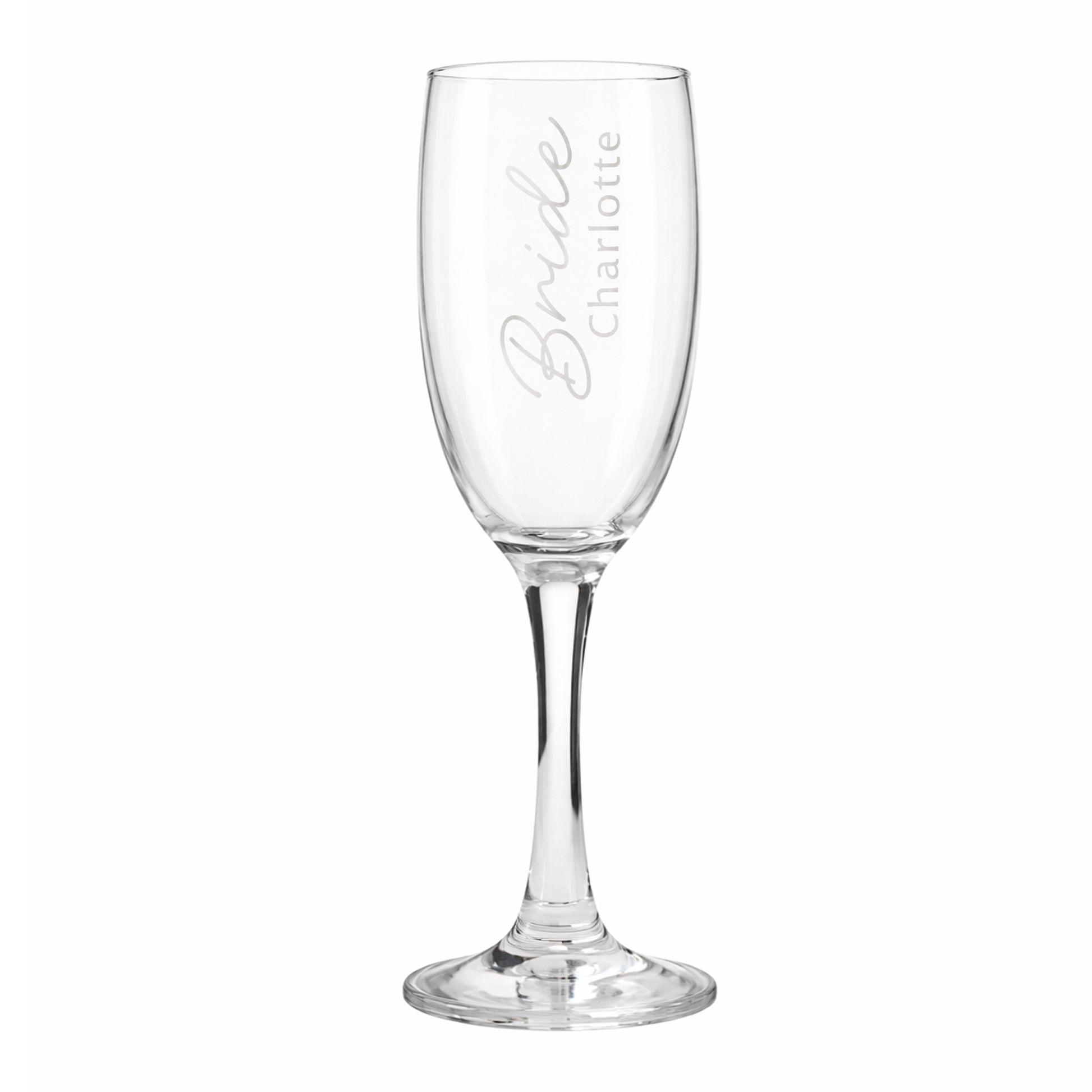 Personalised Bride Elegant Flute Glass - image 5