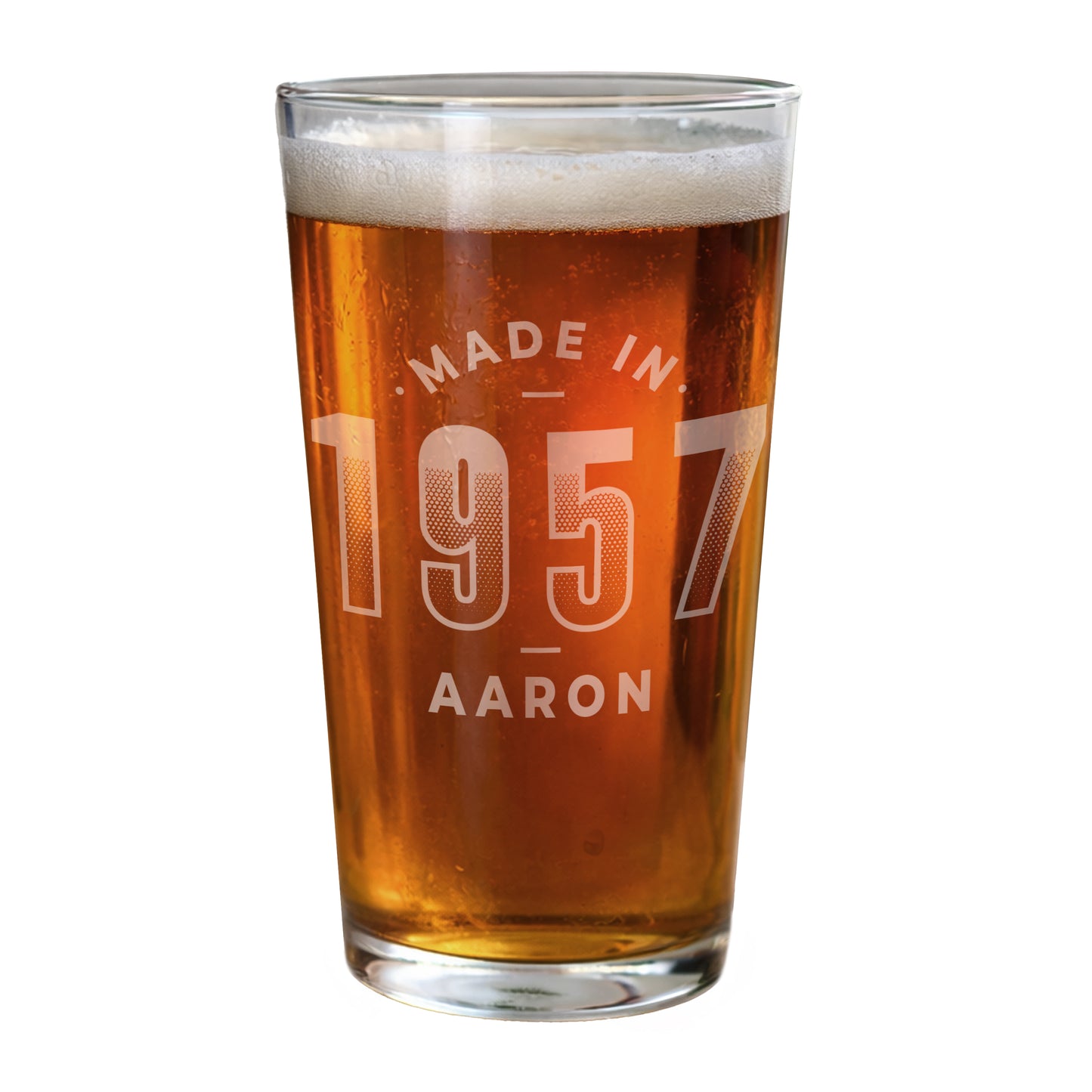 Personalised Made in Pint Glass - image 5