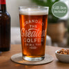 Personalised Greatest Pint Glass