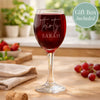 Personalised Age & Name Wine Glass – Birthday Gift