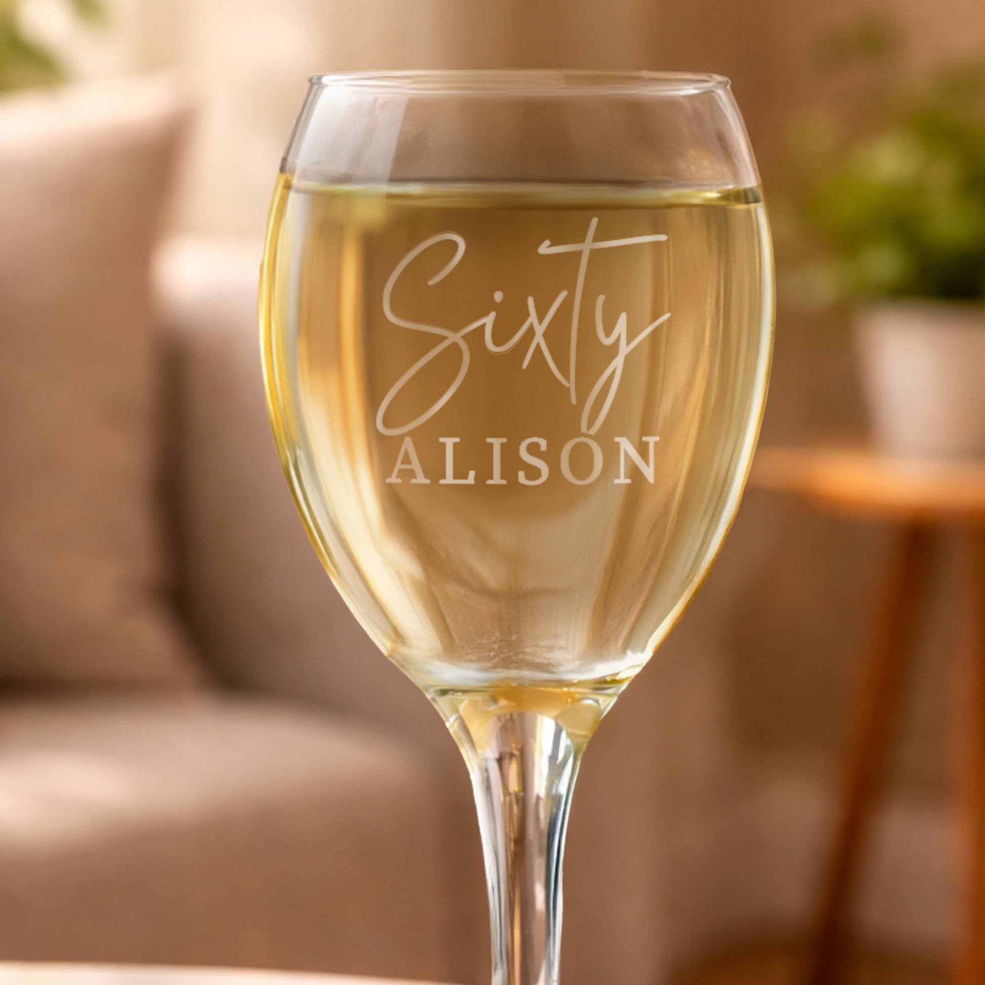 Personalised Age & Name Wine Glass â€“ Birthday Gift - image 2