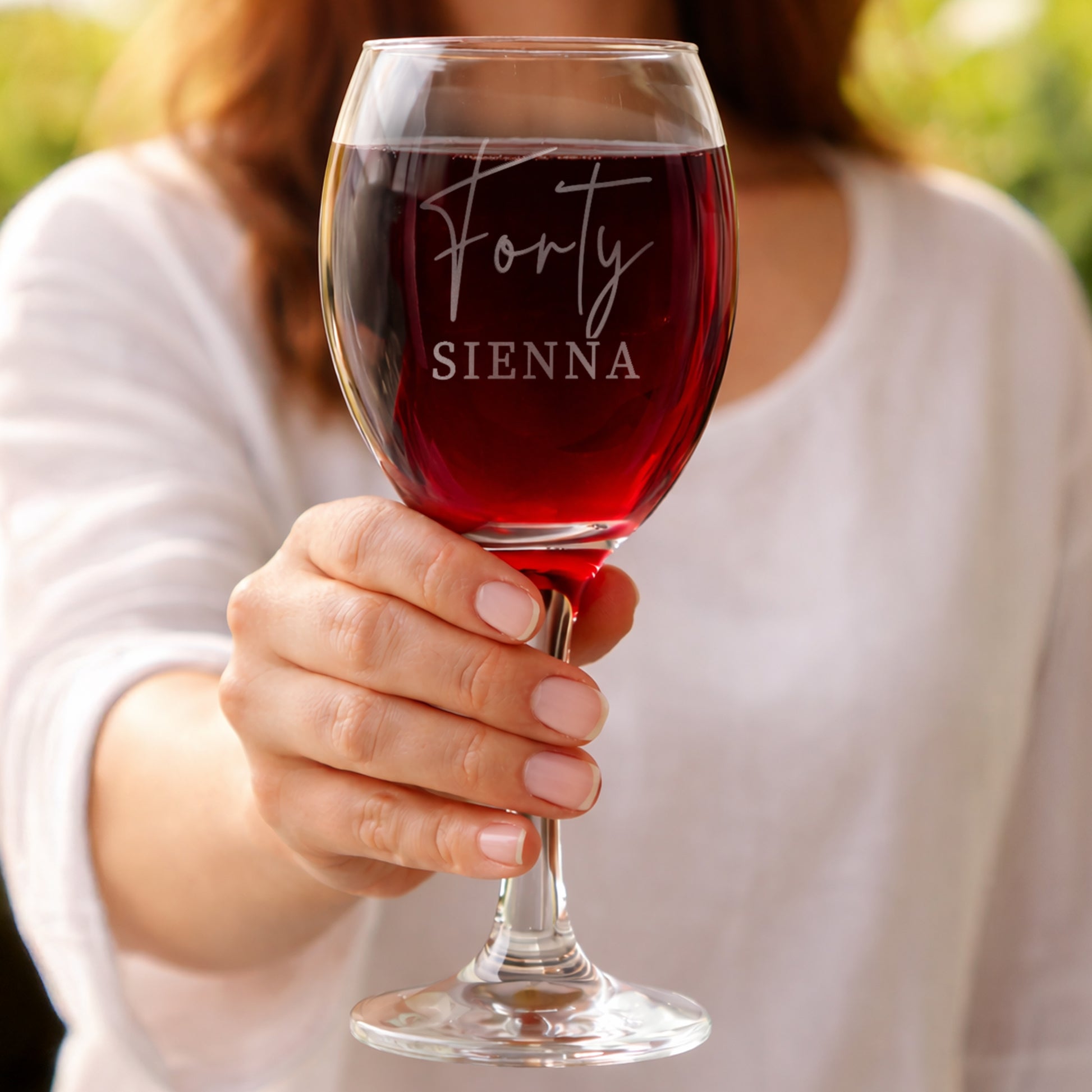 Personalised Age & Name Wine Glass â€“ Birthday Gift - image 4