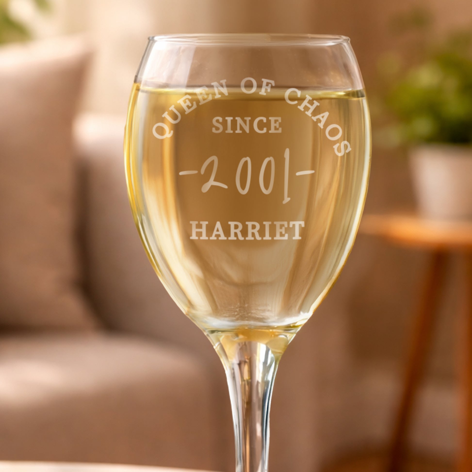Personalised Since Wine Glass - image 2