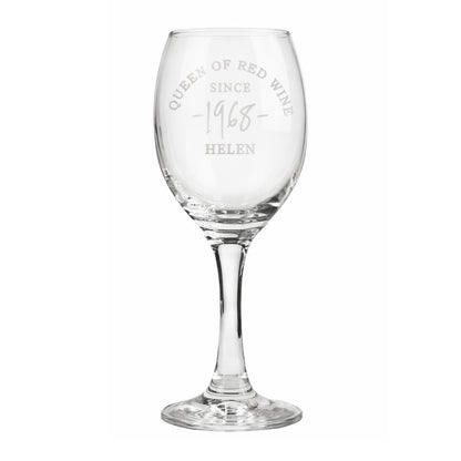 Personalised Since Wine Glass - image 5