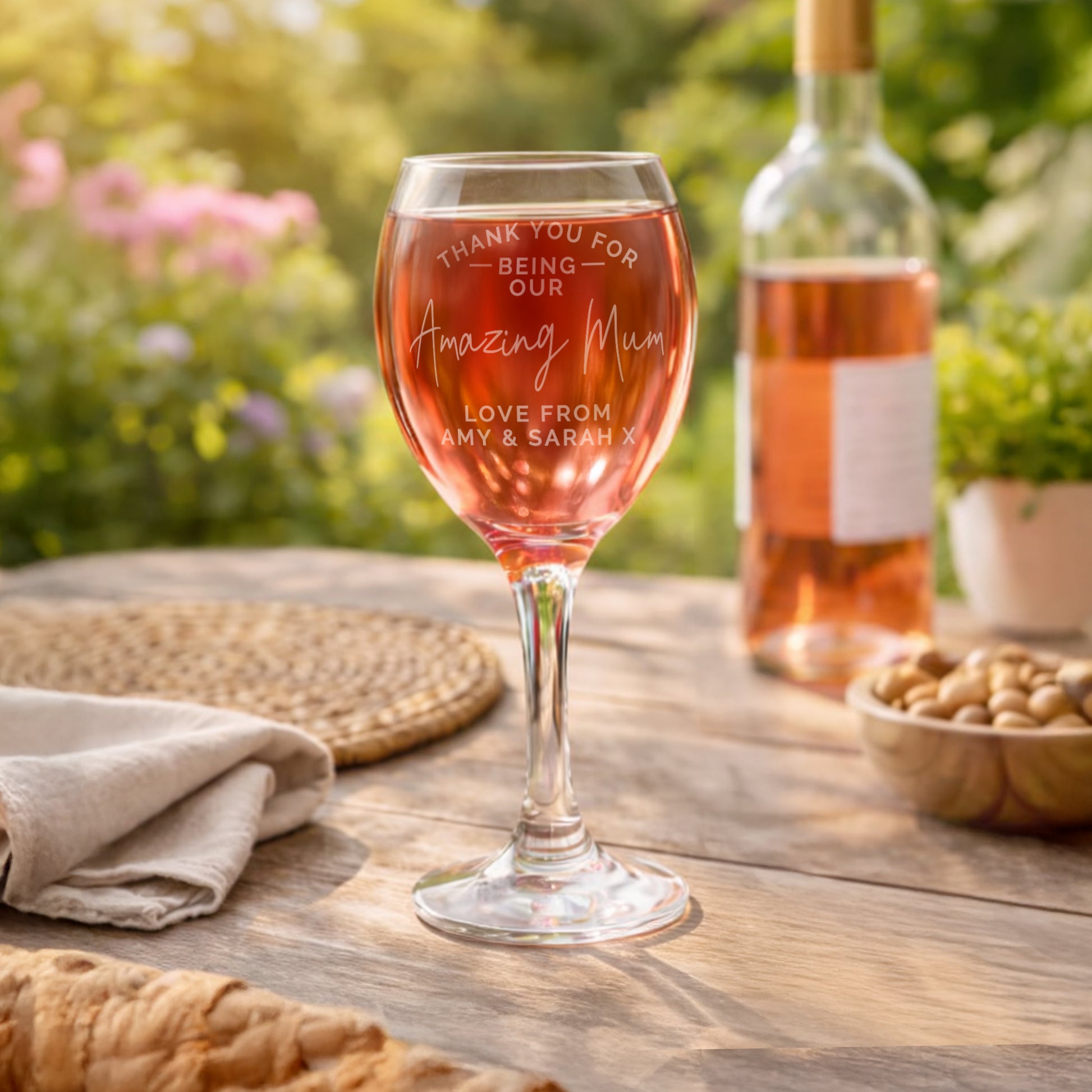 Personalised Thank you Wine Glass - image 3