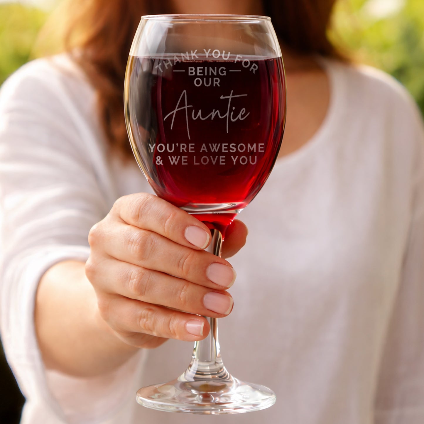 Personalised Thank you Wine Glass - image 4