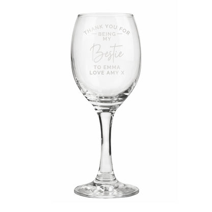 Personalised Thank you Wine Glass - image 5
