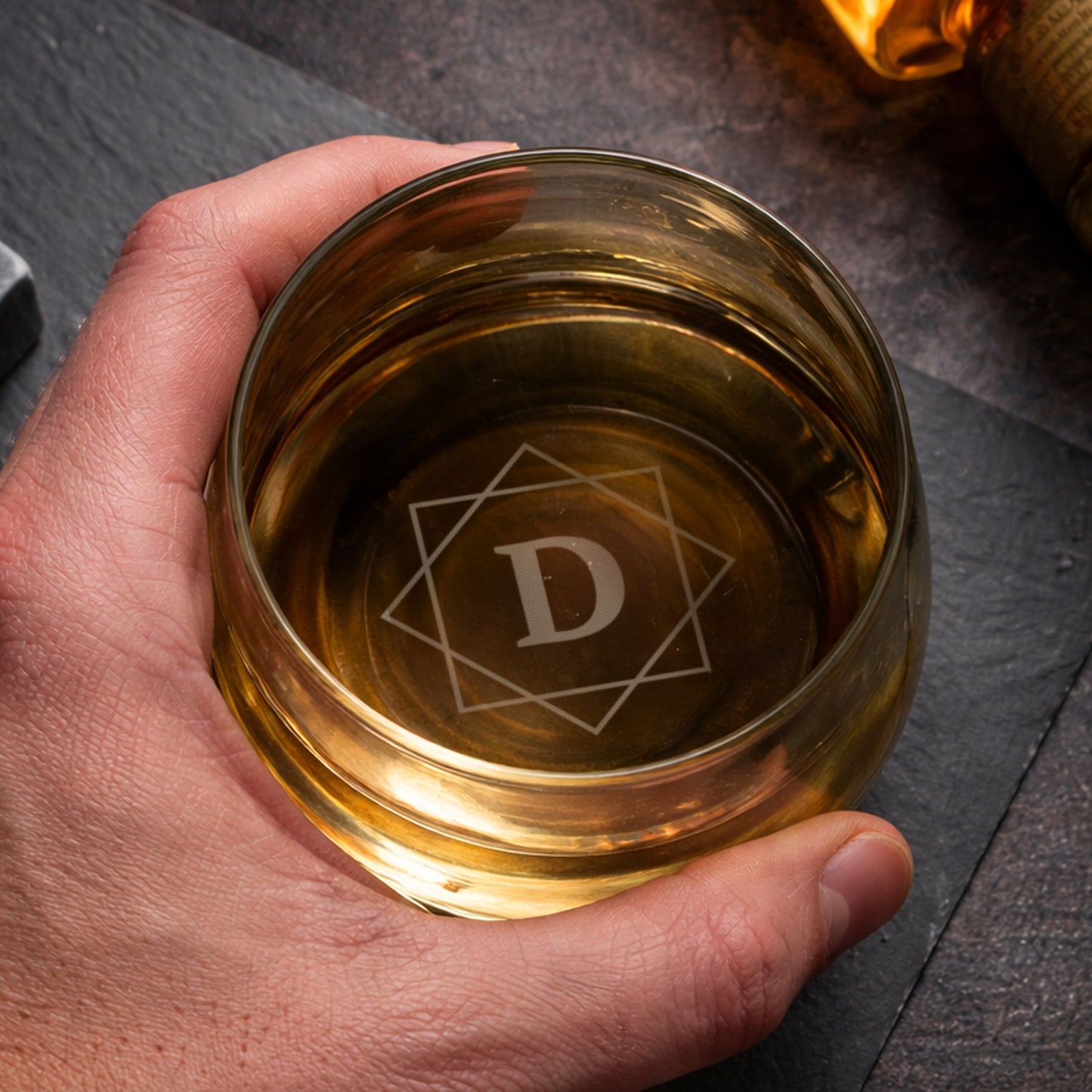 Personalised Base Engraved Initial Tumbler - image 2