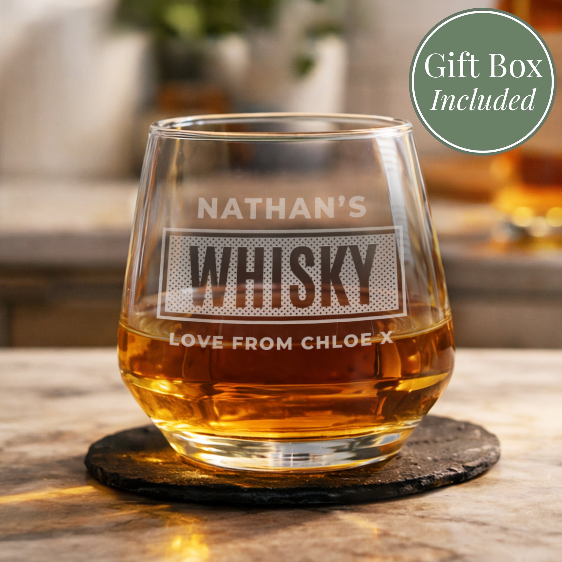 Personalised Bold Drink Tumbler from Heartfelt Gifts