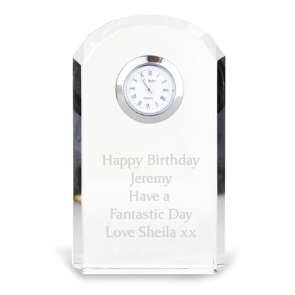 Personalised Crystal Clock - image 5