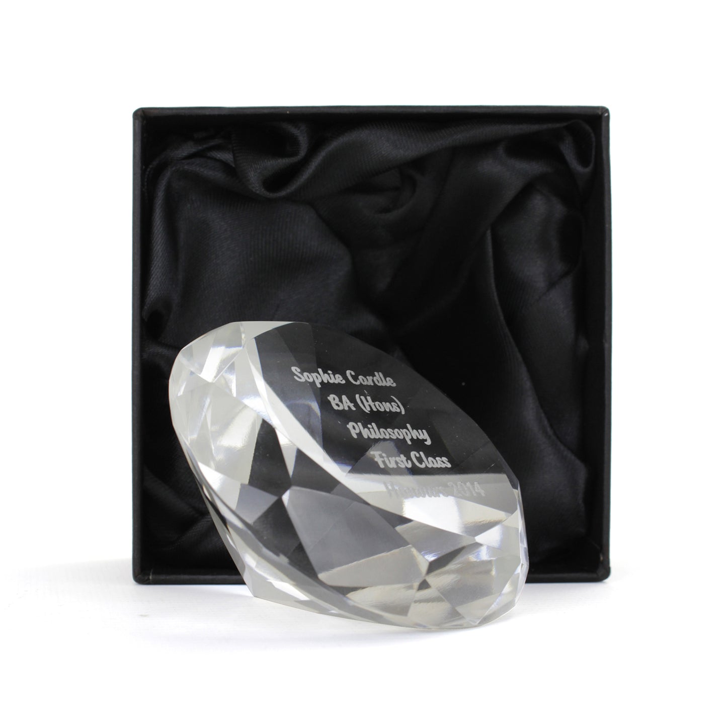 Personalised Diamond Paperweight - image 6