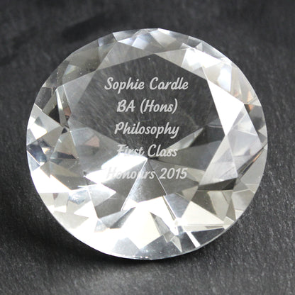 Personalised Diamond Paperweight - image 7