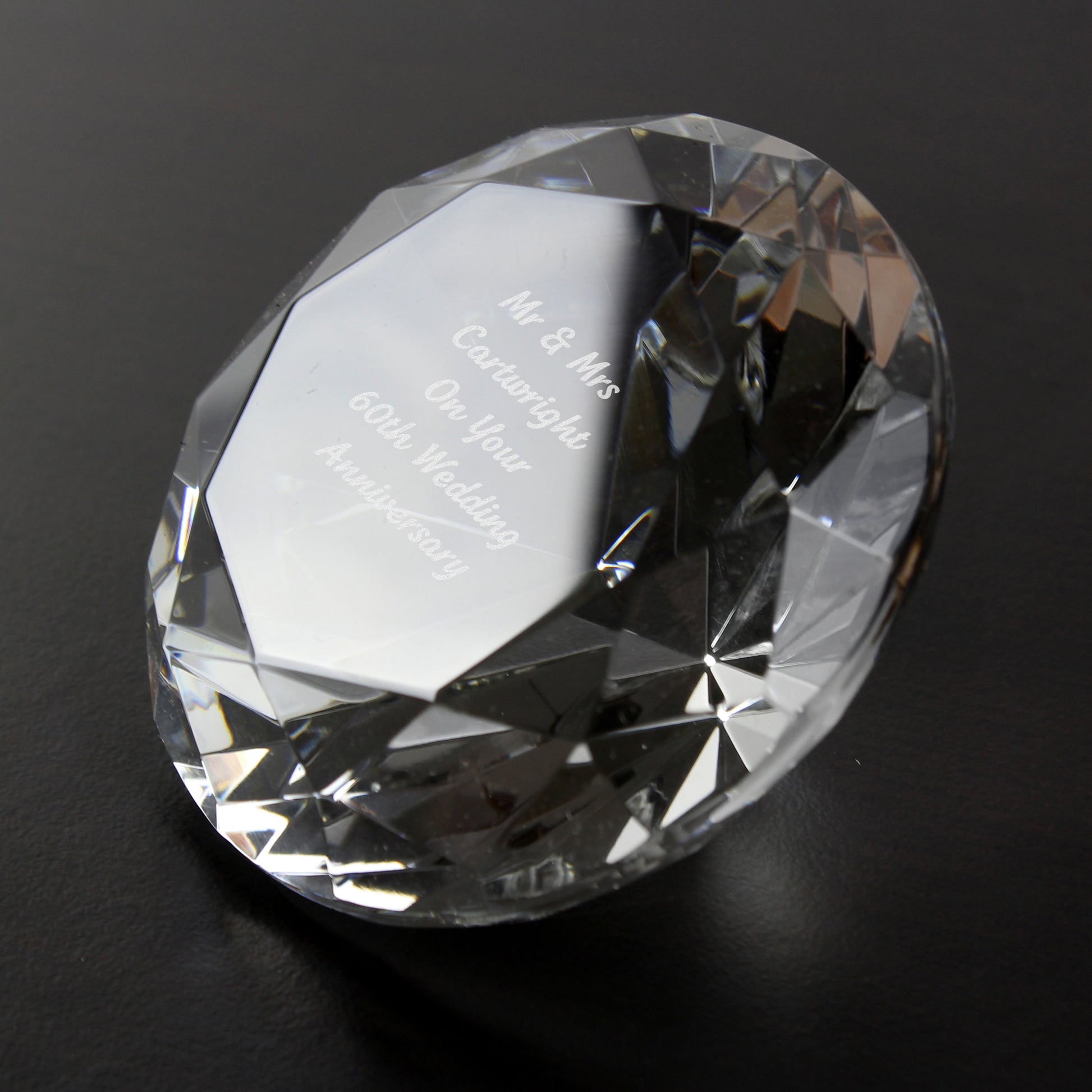 Personalised Diamond Paperweight - image 8
