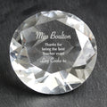 Personalised Occasion Diamond Paperweight from Heartfelt Gifts