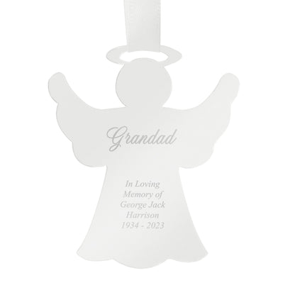 Personalised Acrylic Angel Decoration - image 7