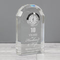 Personalised Anniversary Crystal Clock from Heartfelt Gifts