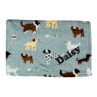 Personalised Dog Paw Print Fleece Blanket - image 4