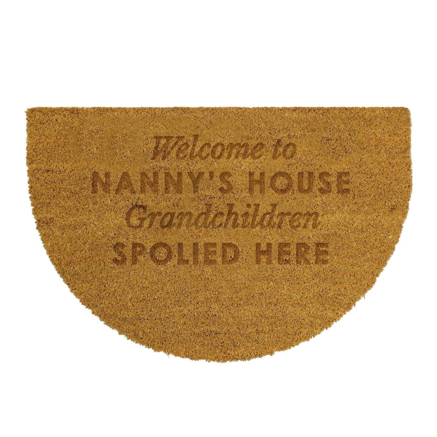 Personalised Free Text Half Moon Indoor Doormat - image 5