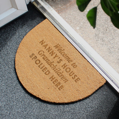 Personalised Free Text Half Moon Indoor Doormat - image 7