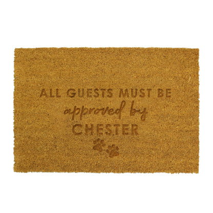 Personalised Approved By The Pet Rectangle Indoor Doormat - image 5