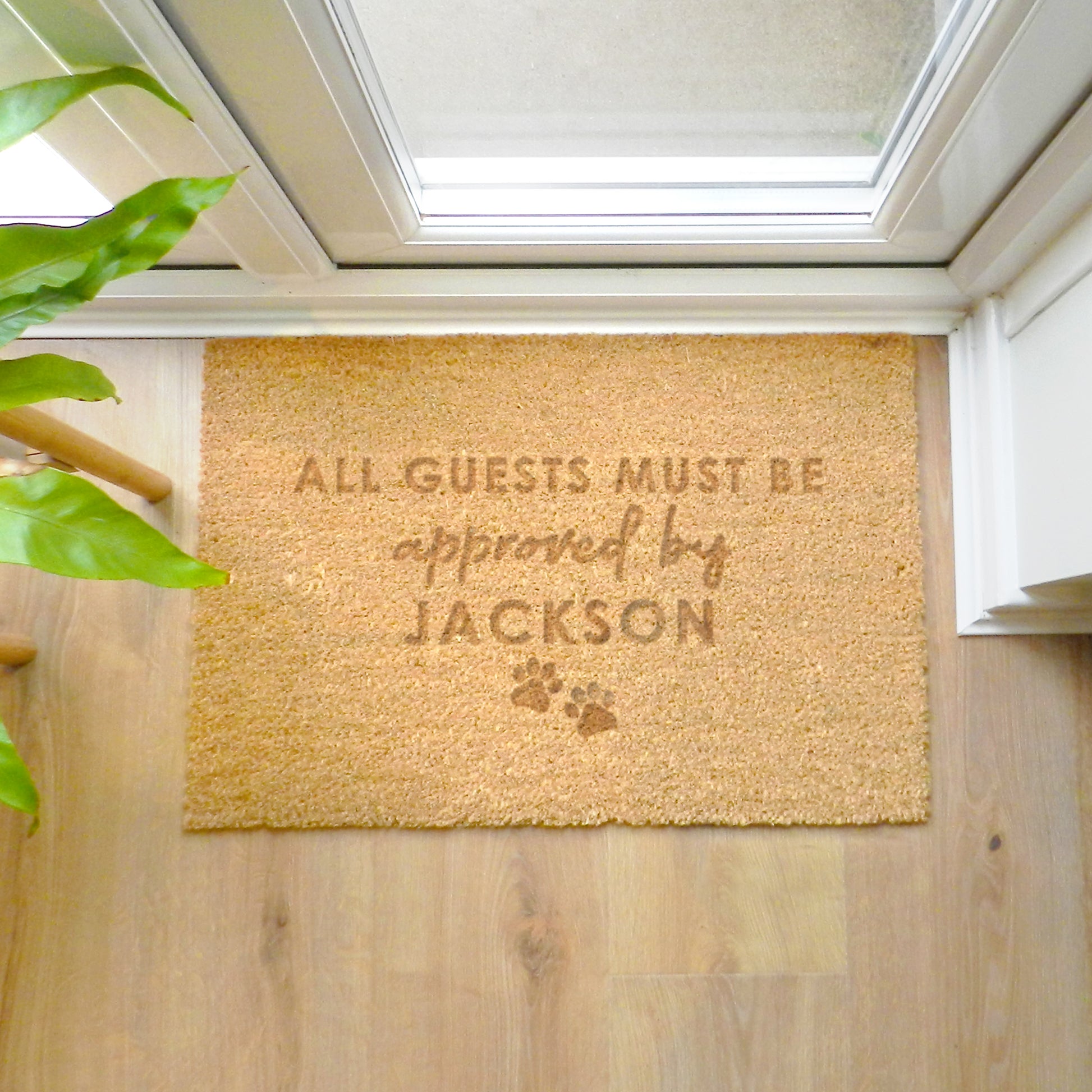Personalised Approved By The Pet Rectangle Indoor Doormat - image 6