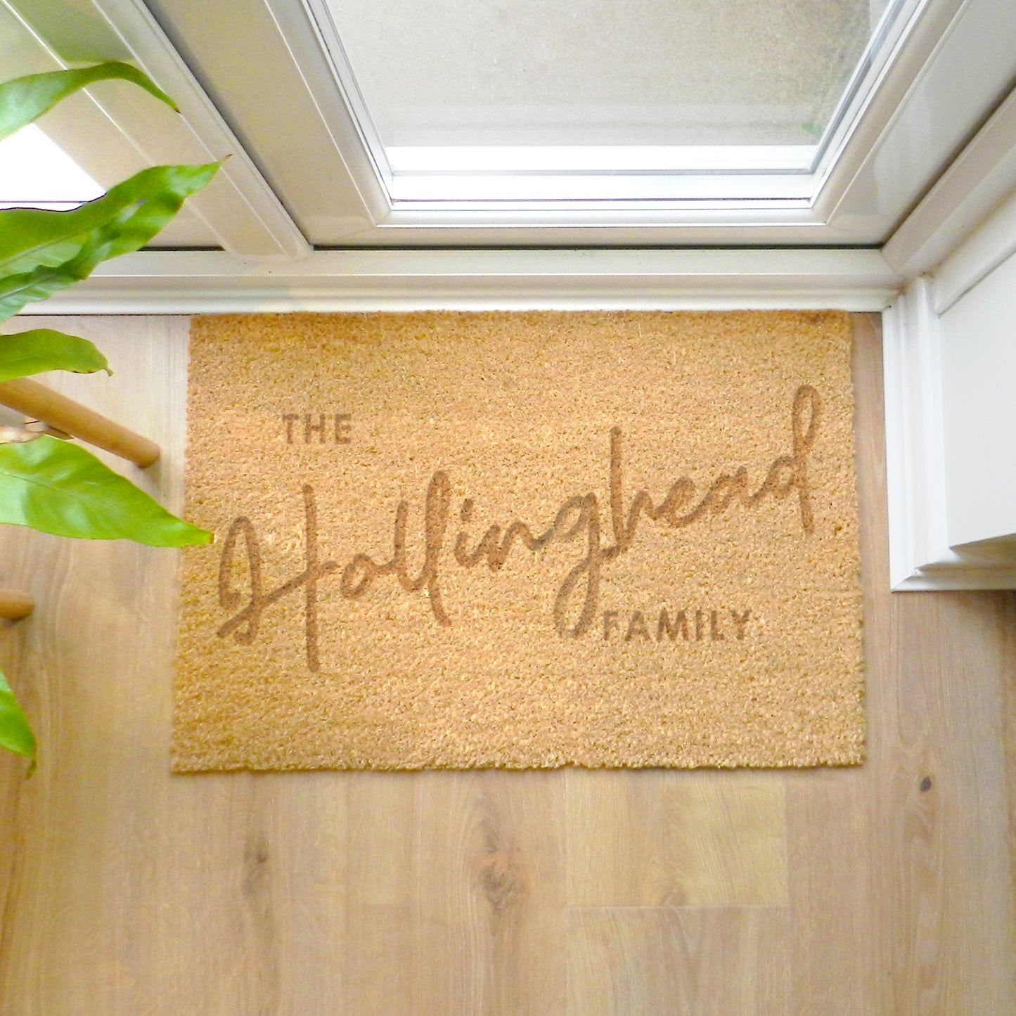 Personalised Couples Rectangle Indoor Doormat from Heartfelt Gifts