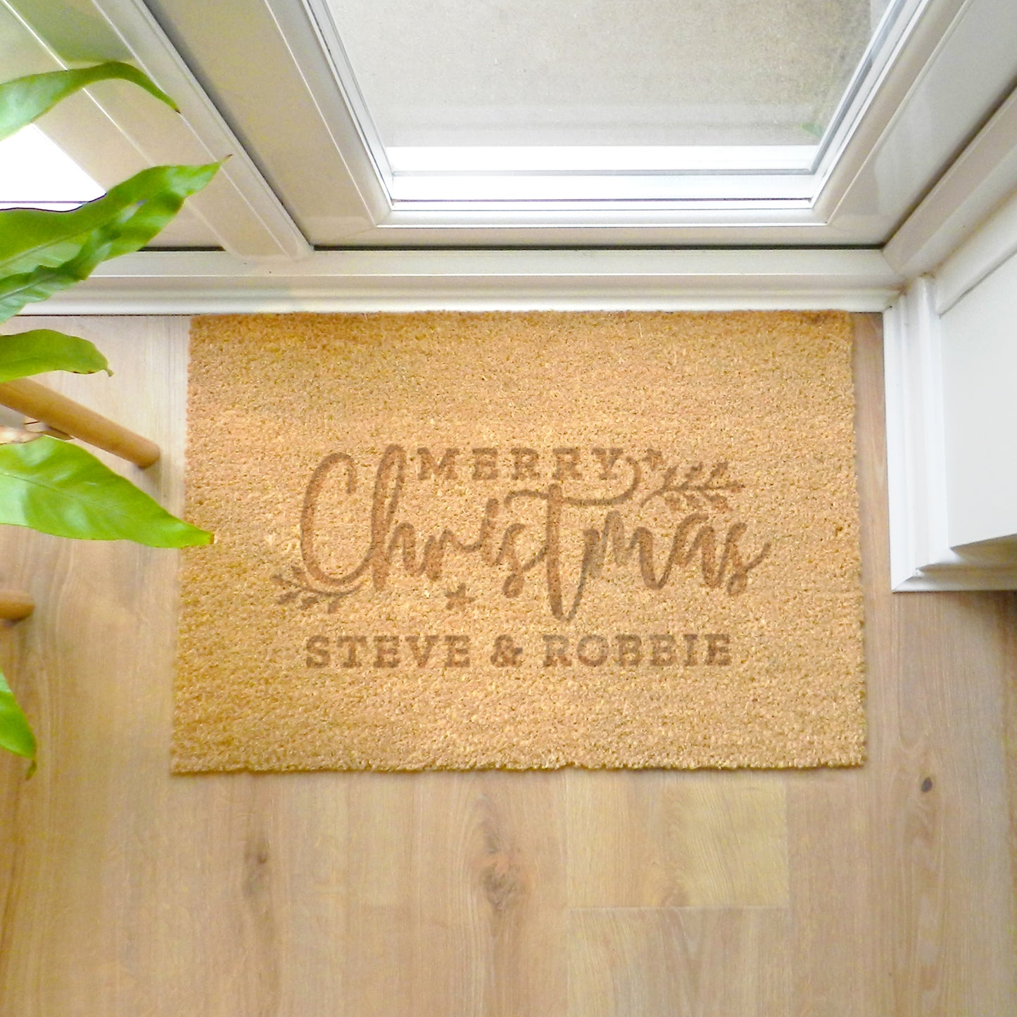 Personalised Christmas Rectangle Indoor Doormat - image 3