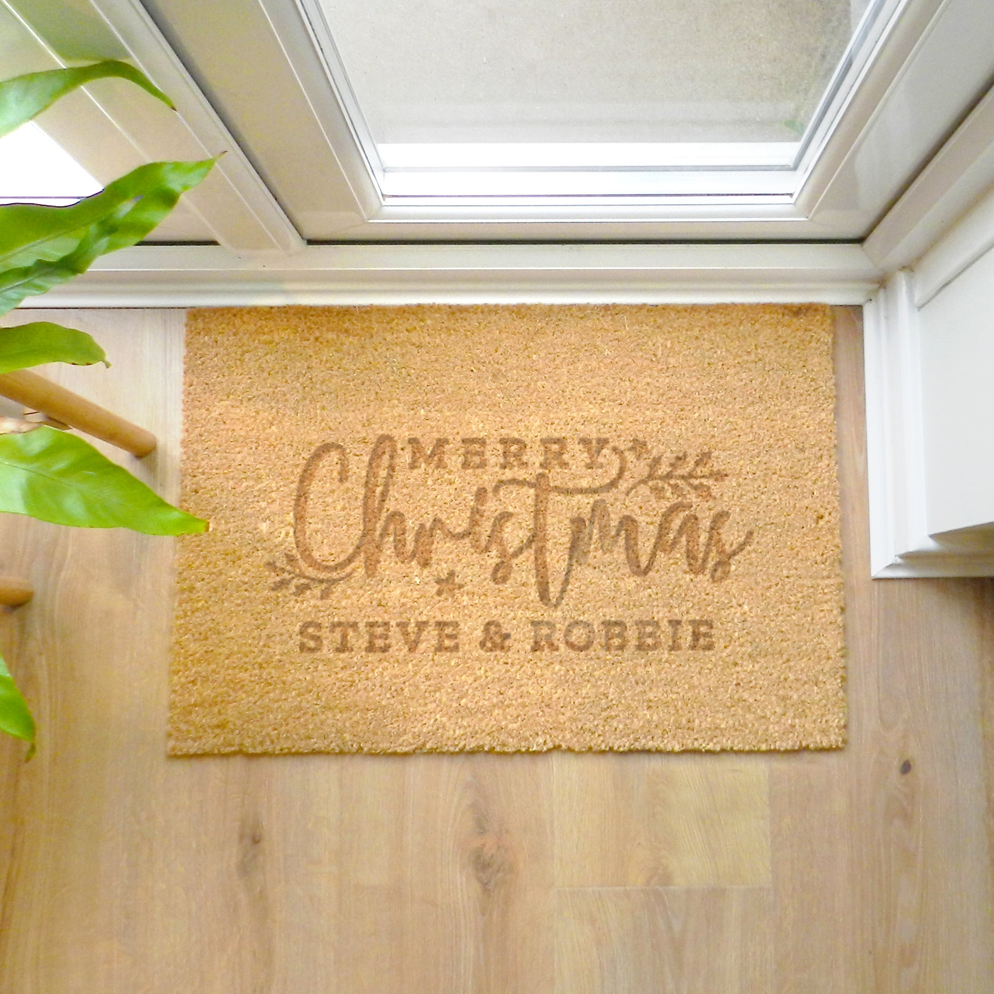 Personalised Christmas Rectangle Indoor Doormat - image 3