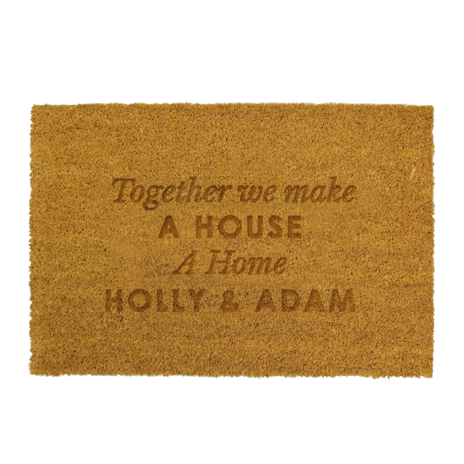 Personalised Free Text Rectangle Indoor Doormat - image 5