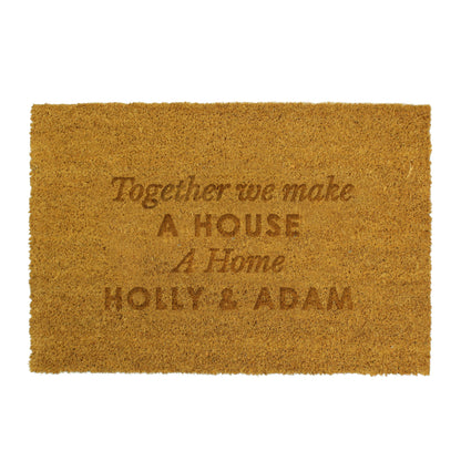 Personalised Free Text Rectangle Indoor Doormat - image 5