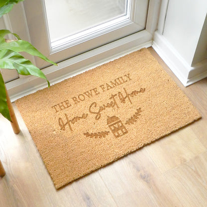 Personalised Home Sweet Home Rectangle Indoor Doormat - image 2