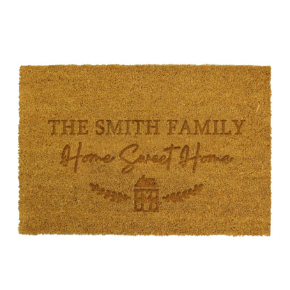Personalised Home Sweet Home Rectangle Indoor Doormat - image 5