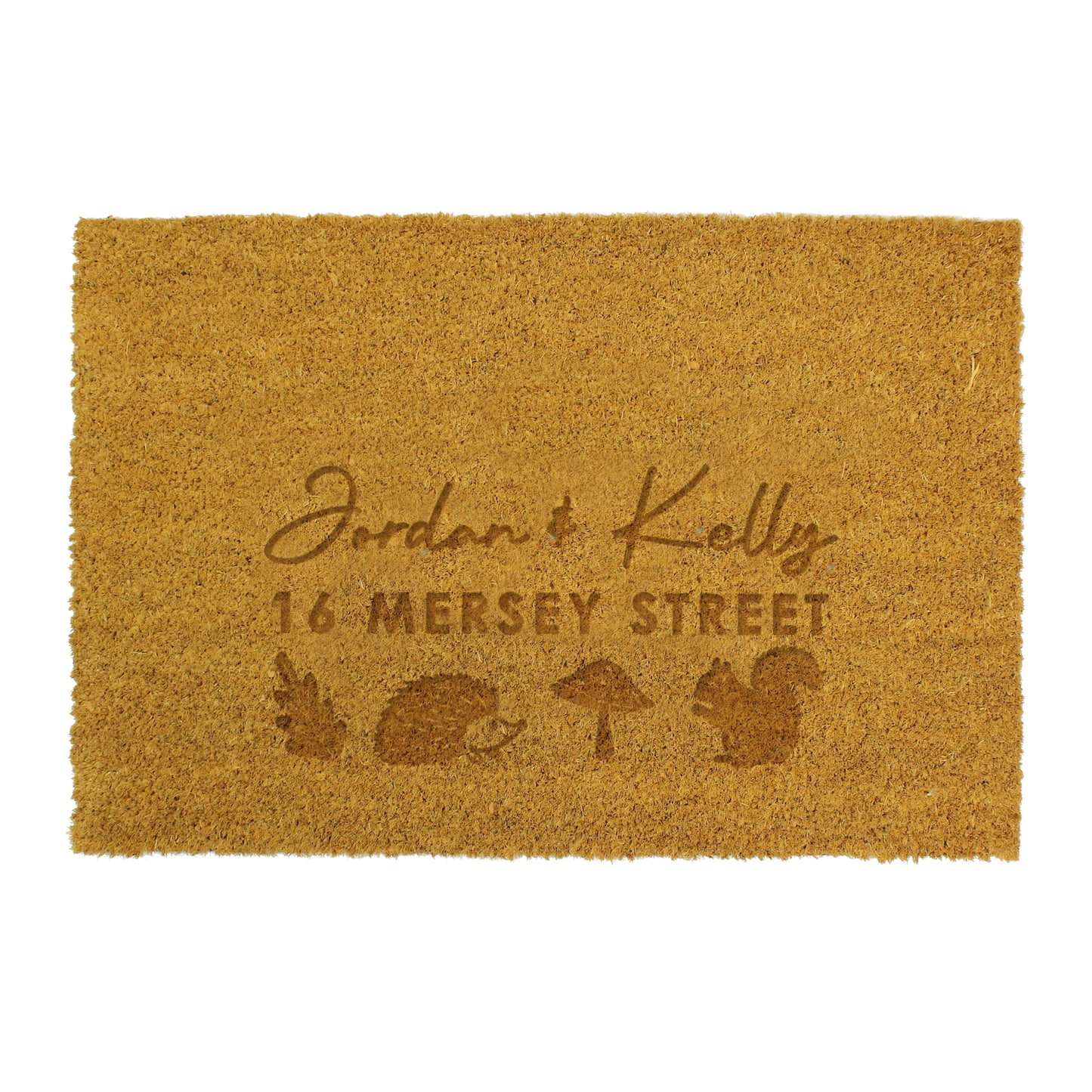 Personalised Autumnal Rectangle Doormat – Autumn Housewarming Seasonal Gift - image 4