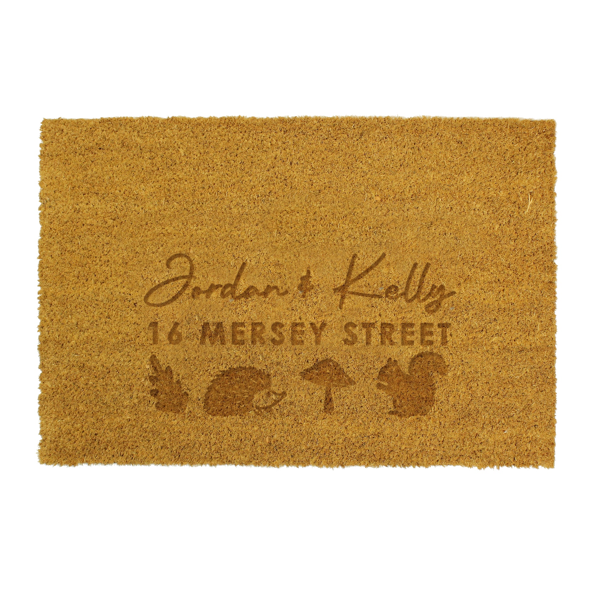 Personalised Autumnal Rectangle Doormat – Autumn Housewarming Seasonal Gift - image 4
